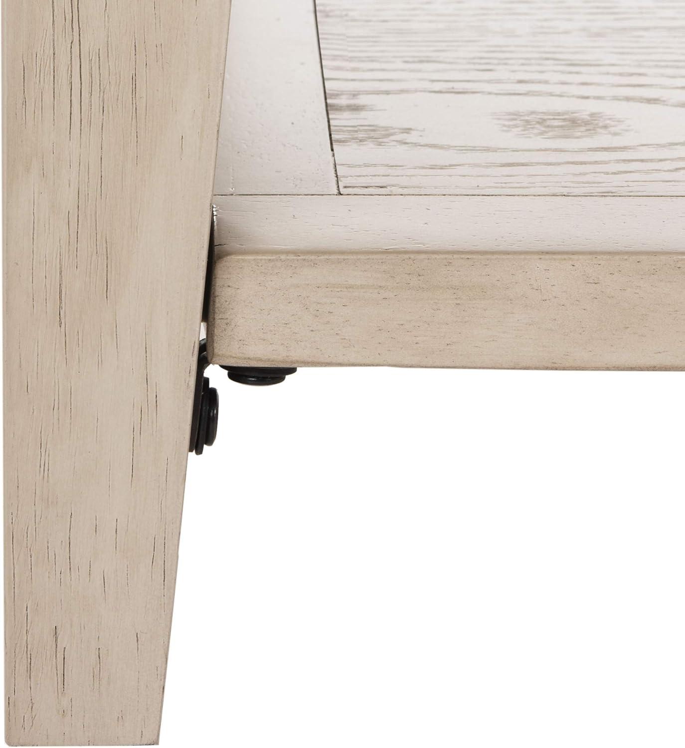 image:imageSafavieh American Homes Collection Manelin Sepia Coffee TableWhite Washed