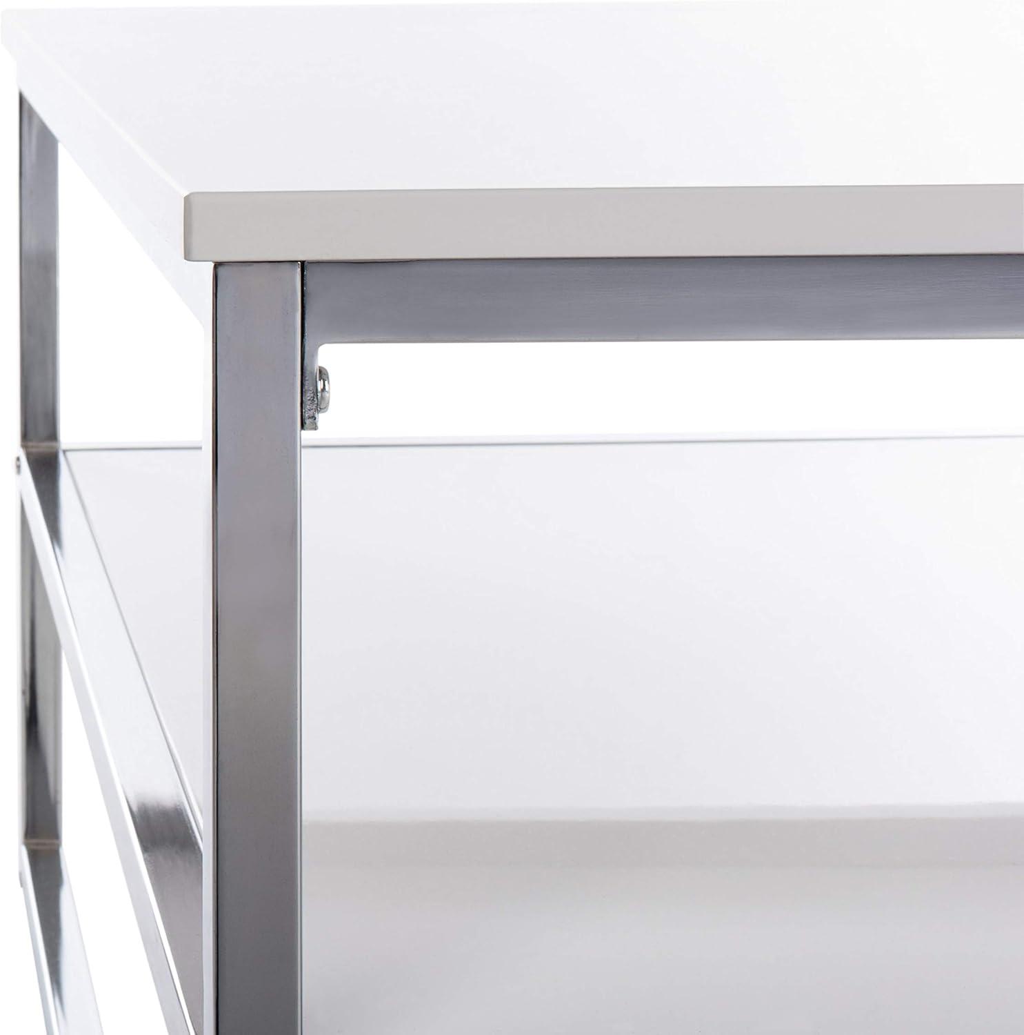 image:imageSafavieh Home Aliza 2tier White Square Coffee Table