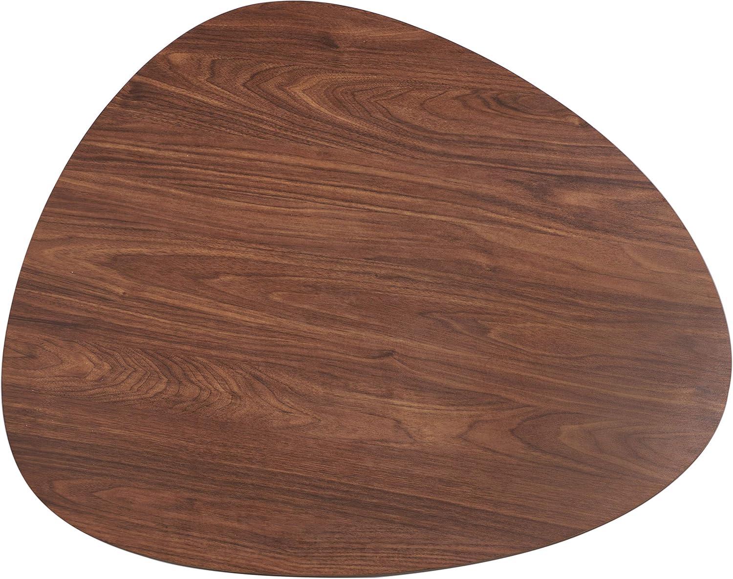 image:imageSafavieh Home Berlin Walnut and Black Tripod Coffee TableWalnut Black