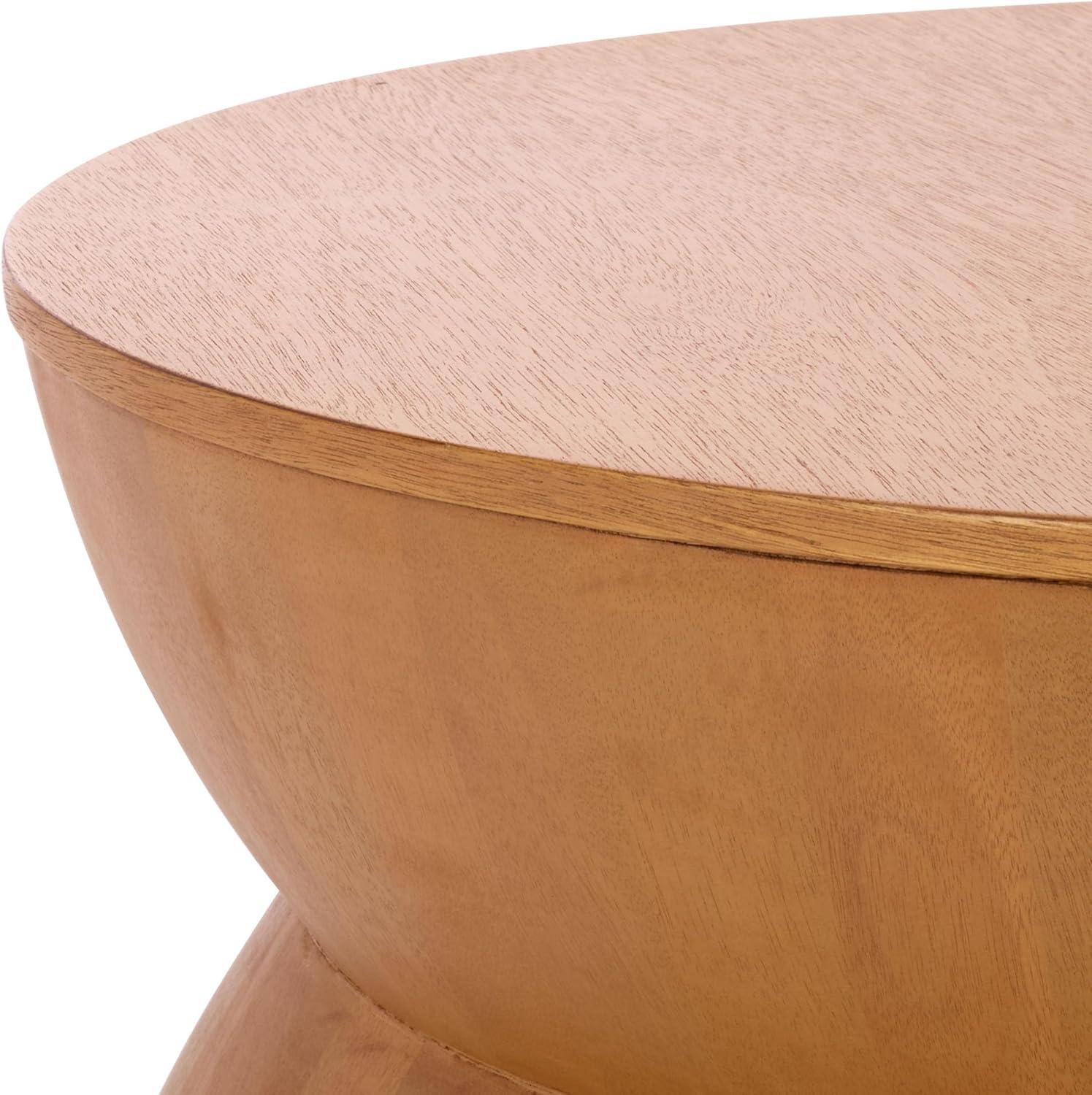 image:imageSafavieh Home Collection Alecto Brown Round Coffee Table Fully Assembled COF6601ALight Natural