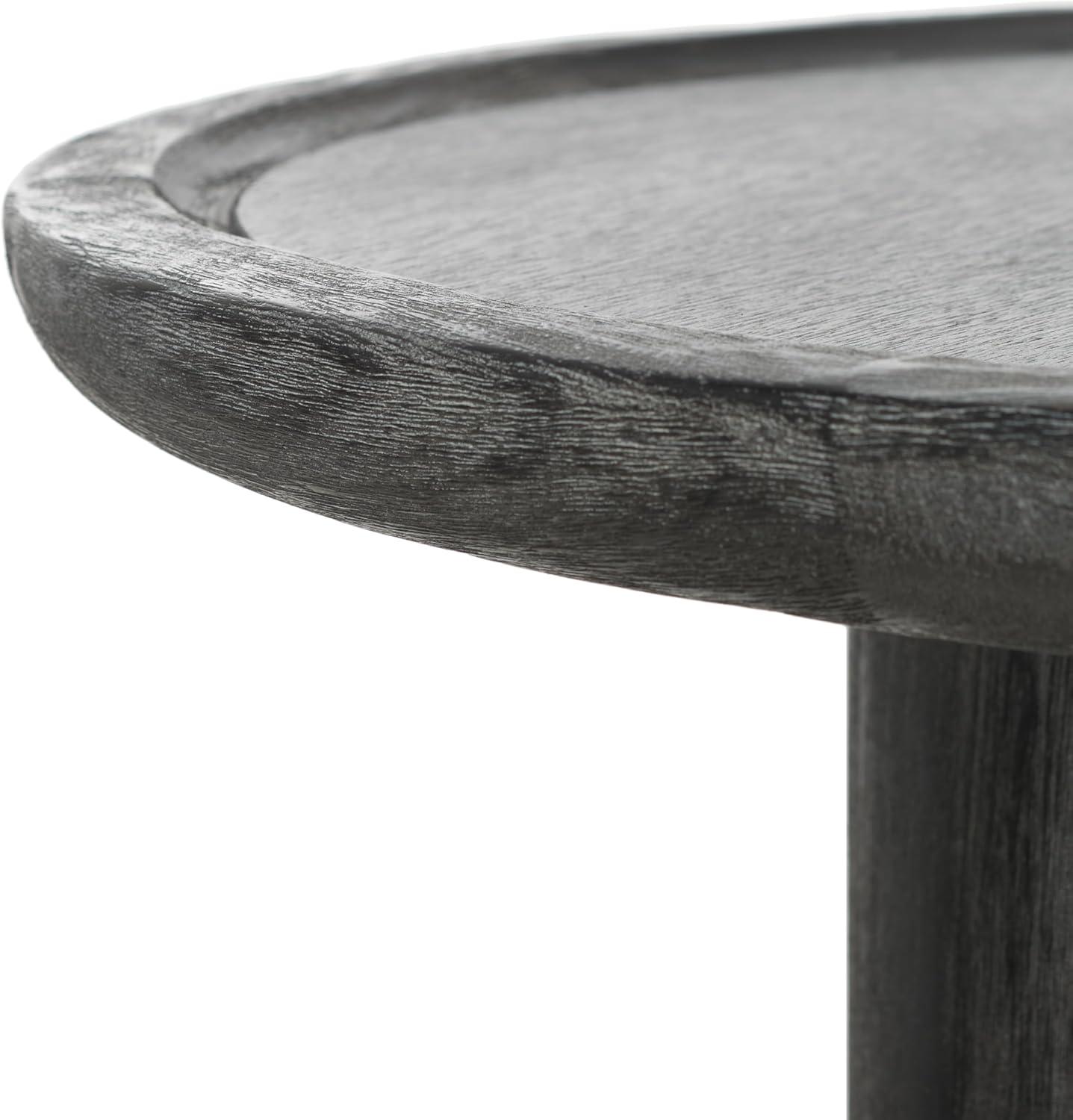 image:imageSafavieh Home Collection COF6600 Table BlackWhiteBlack W White Wash Distress
