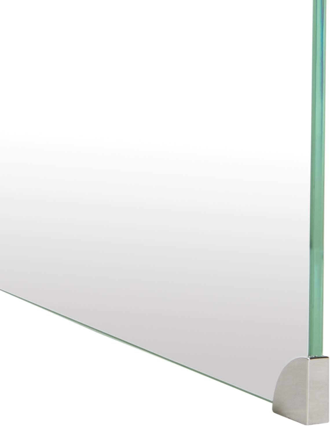 image:imageSafavieh Home Collection Crysta Clear and Blue Ombre Glass Coffee TableClear White