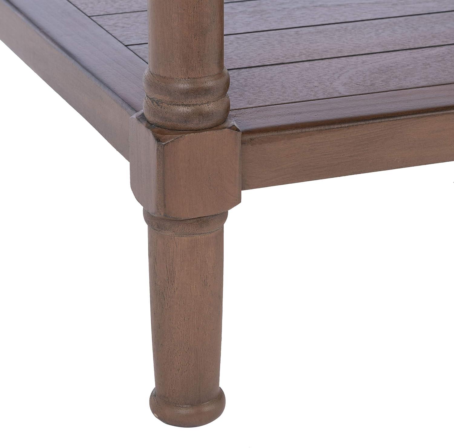 image:imageSafavieh Home Collection Filbert Brown 2Drawer Bottom Shelf Coffee Table COF5703CBrown