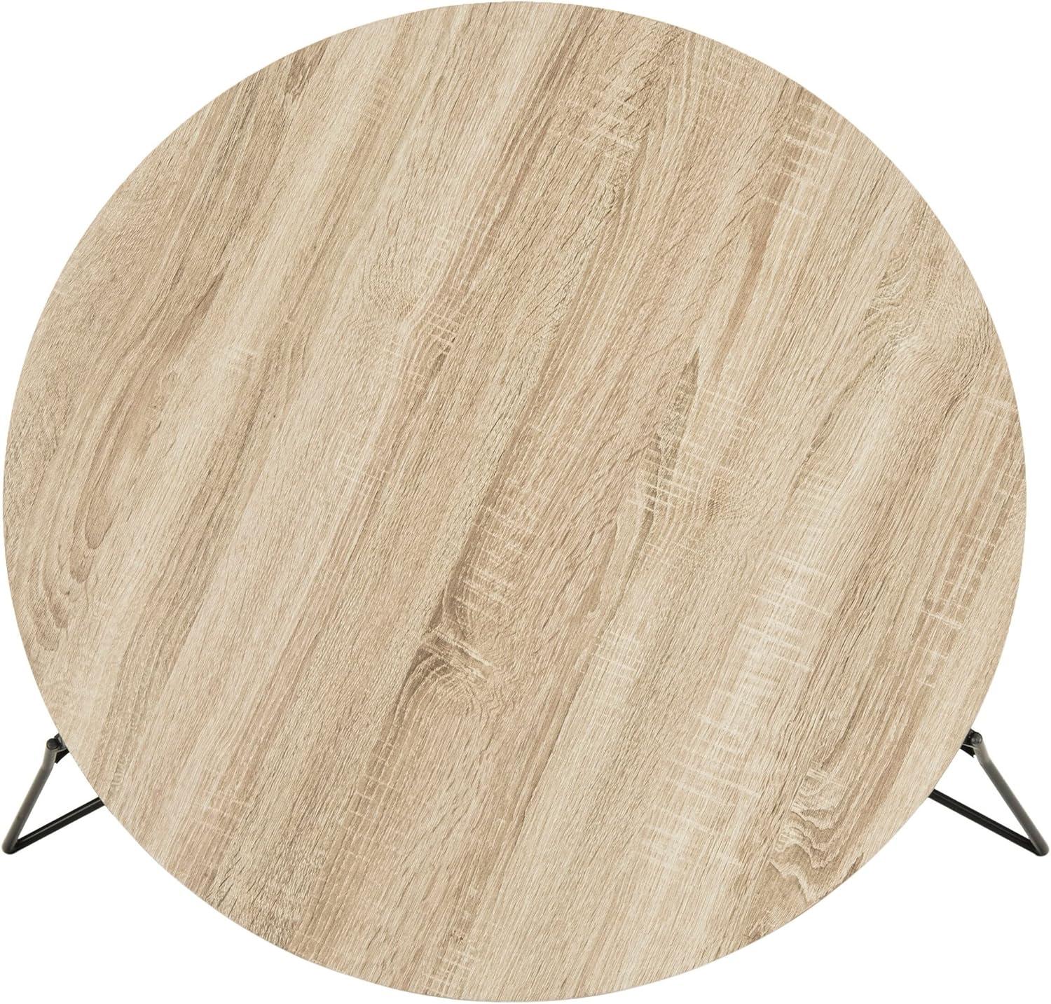image:imageSafavieh Home Collection Mae Modern Light Brown Round Coffee TableLight Brown