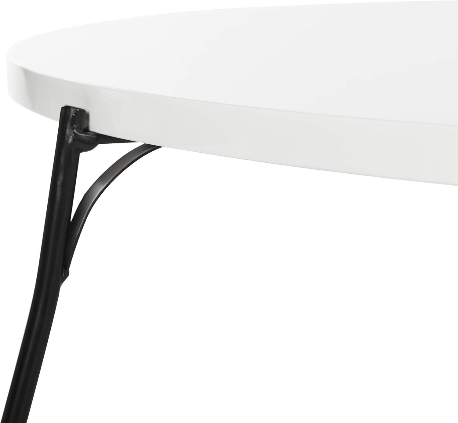 image:imageSafavieh Home Collection Mae Modern Light Brown Round Coffee TableWhite