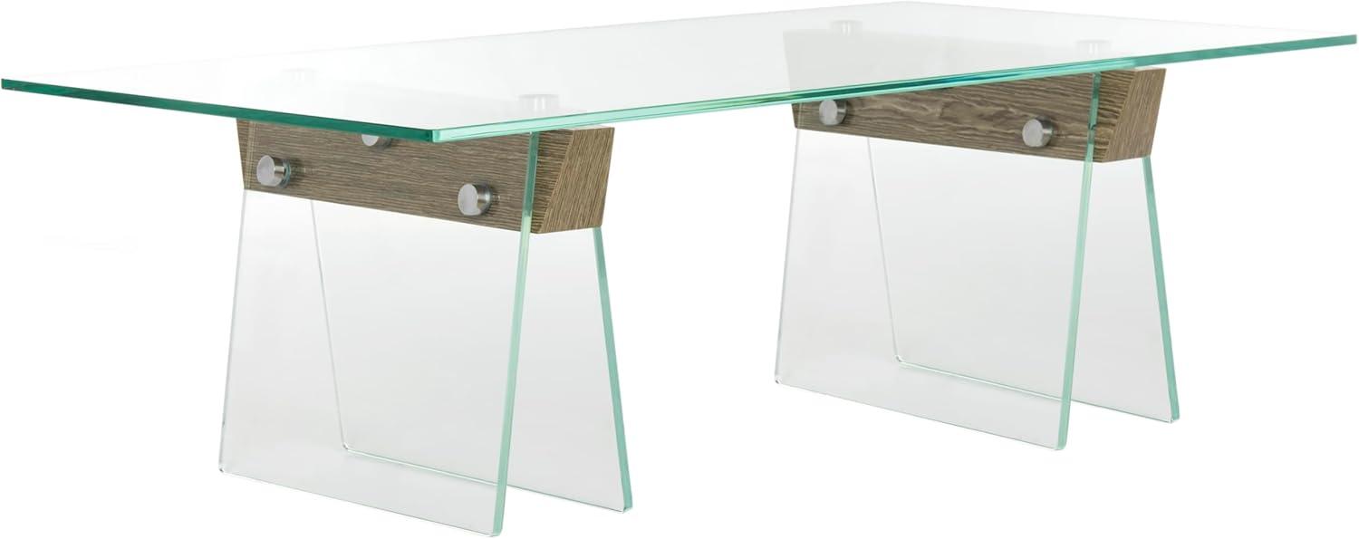 image:imageSafavieh Home Collection Modern Loft Glass Grey Coffee Table