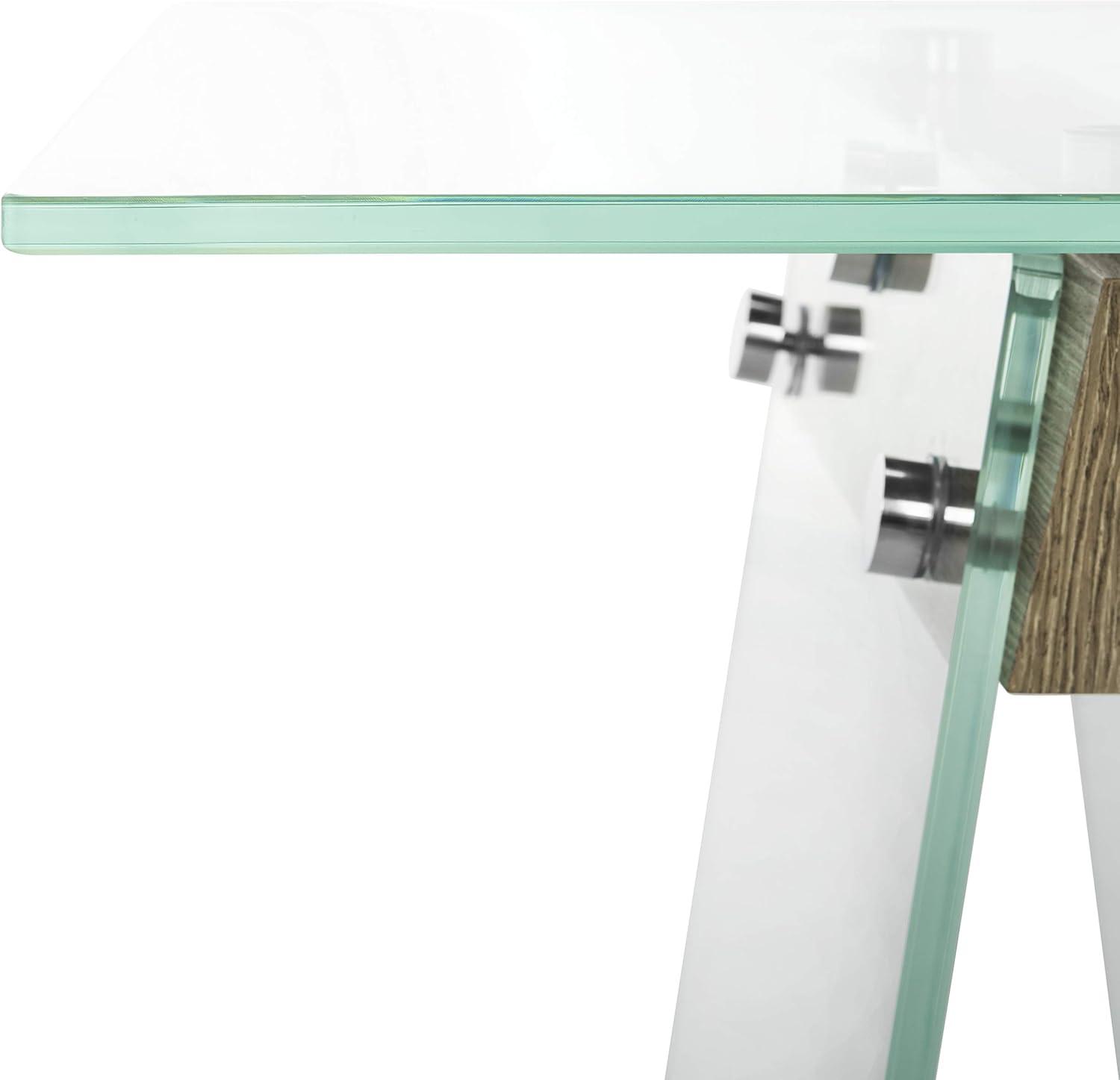 image:imageSafavieh Home Collection Modern Loft Glass Grey Coffee Table