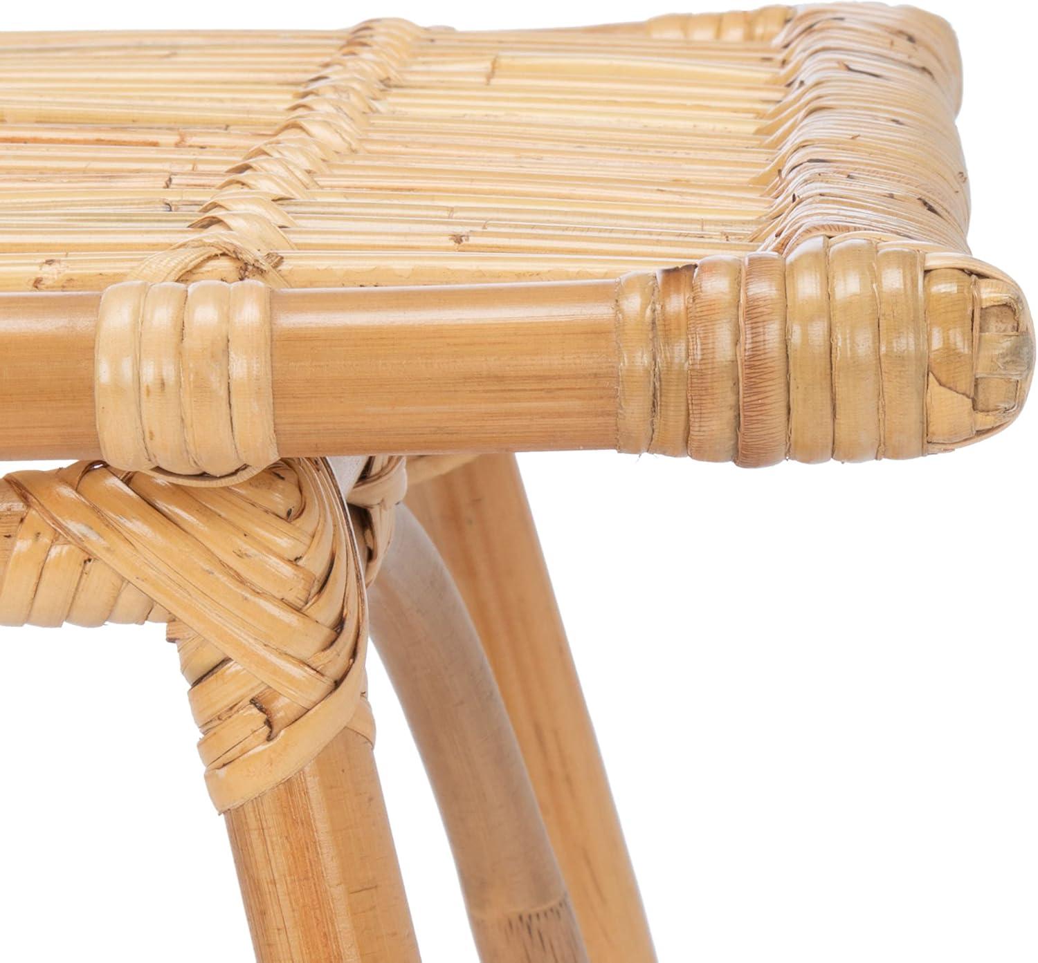 image:imageSafavieh Home Collection Montgomery Natural Rattan 15 w x 47 d x 18 h Coffee TableNatural