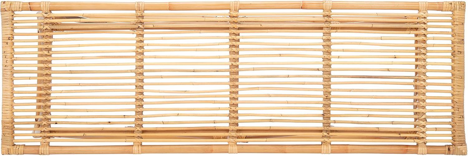 image:imageSafavieh Home Collection Montgomery Natural Rattan 15 w x 47 d x 18 h Coffee TableNatural