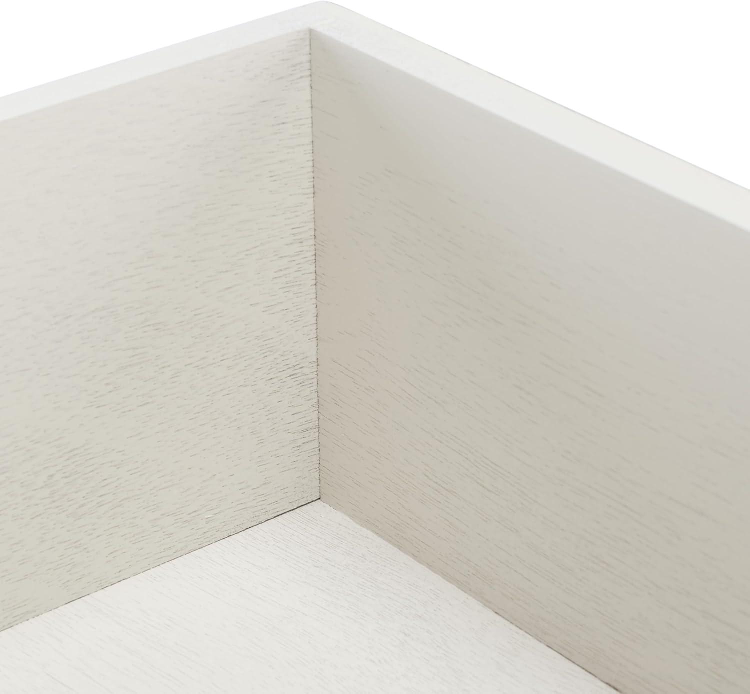 image:imageSafavieh Home Collection Mozart MidCentury Distressed Grey 2Drawer Rectangle Coffee TableDistressed White