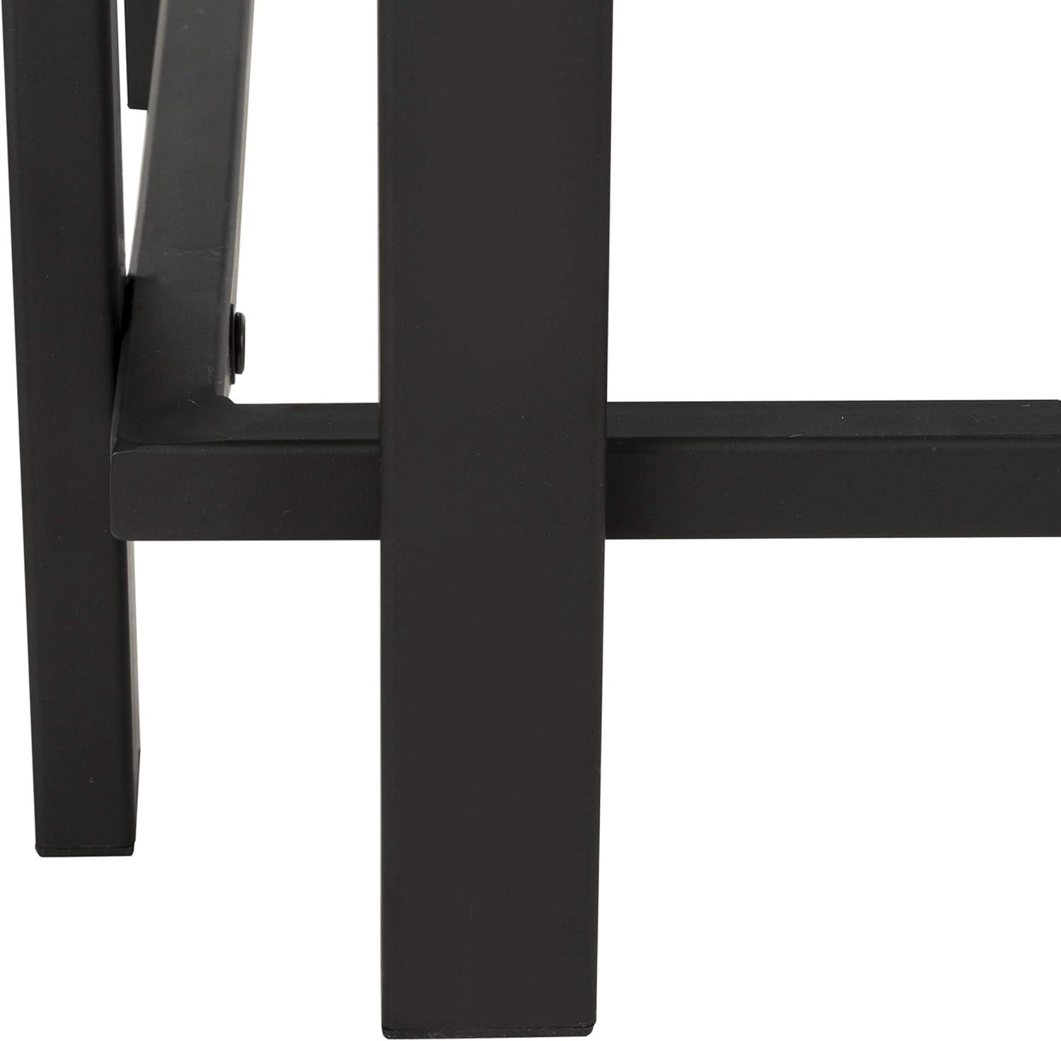 image:imageSafavieh Home Collection Oliver Dark Grey and Black Rectangular Contemporary Coffee Table