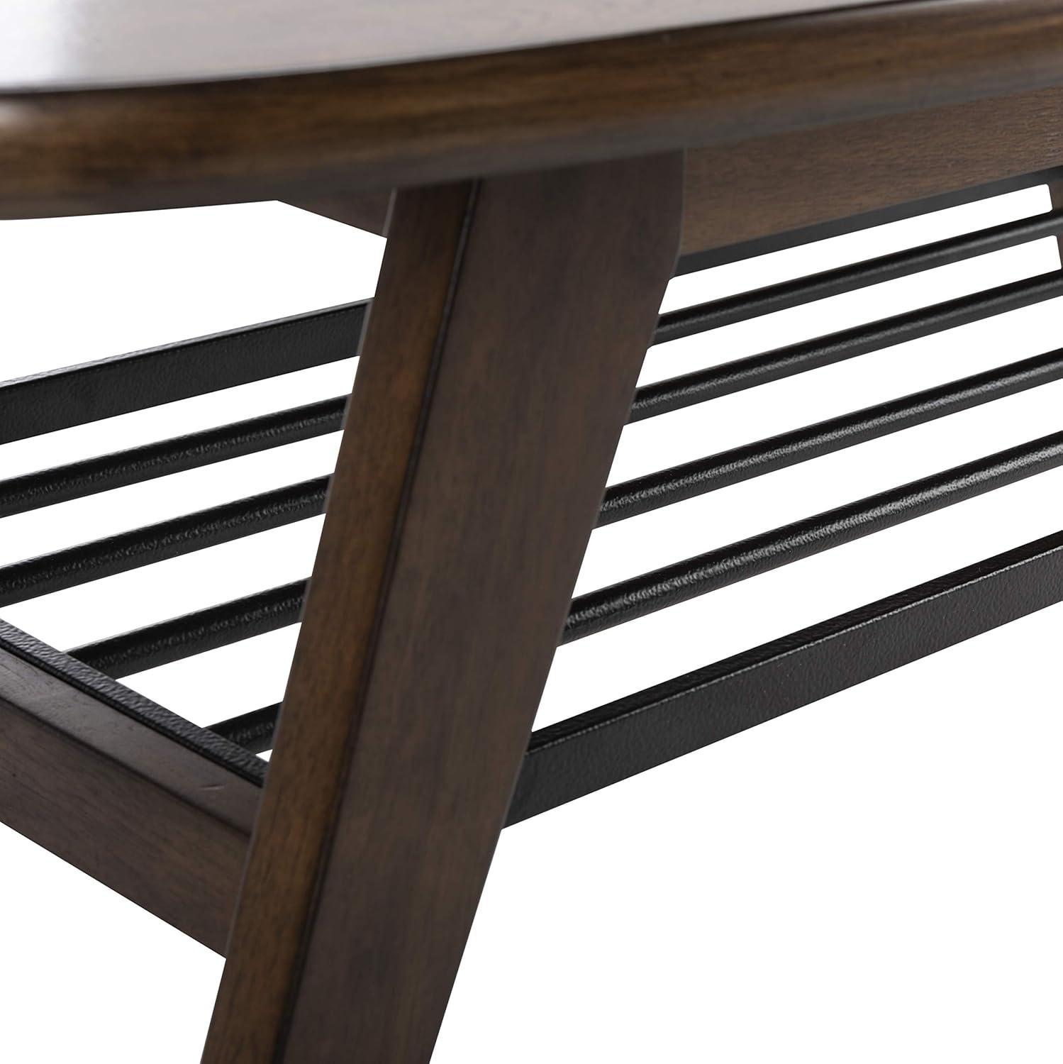 image:imageSafavieh Home Collection Oren Dark Walnut 2 Tier Coffee Table
