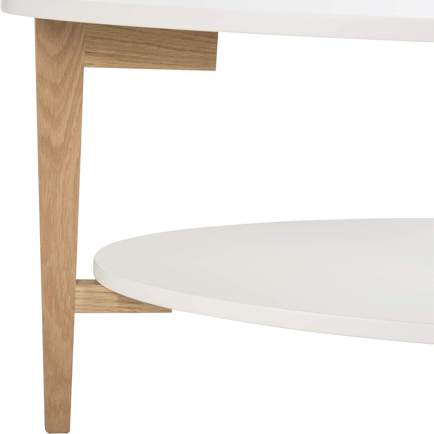 image:imageSafavieh Home Collection Woodruff White and Natural Coffee Table