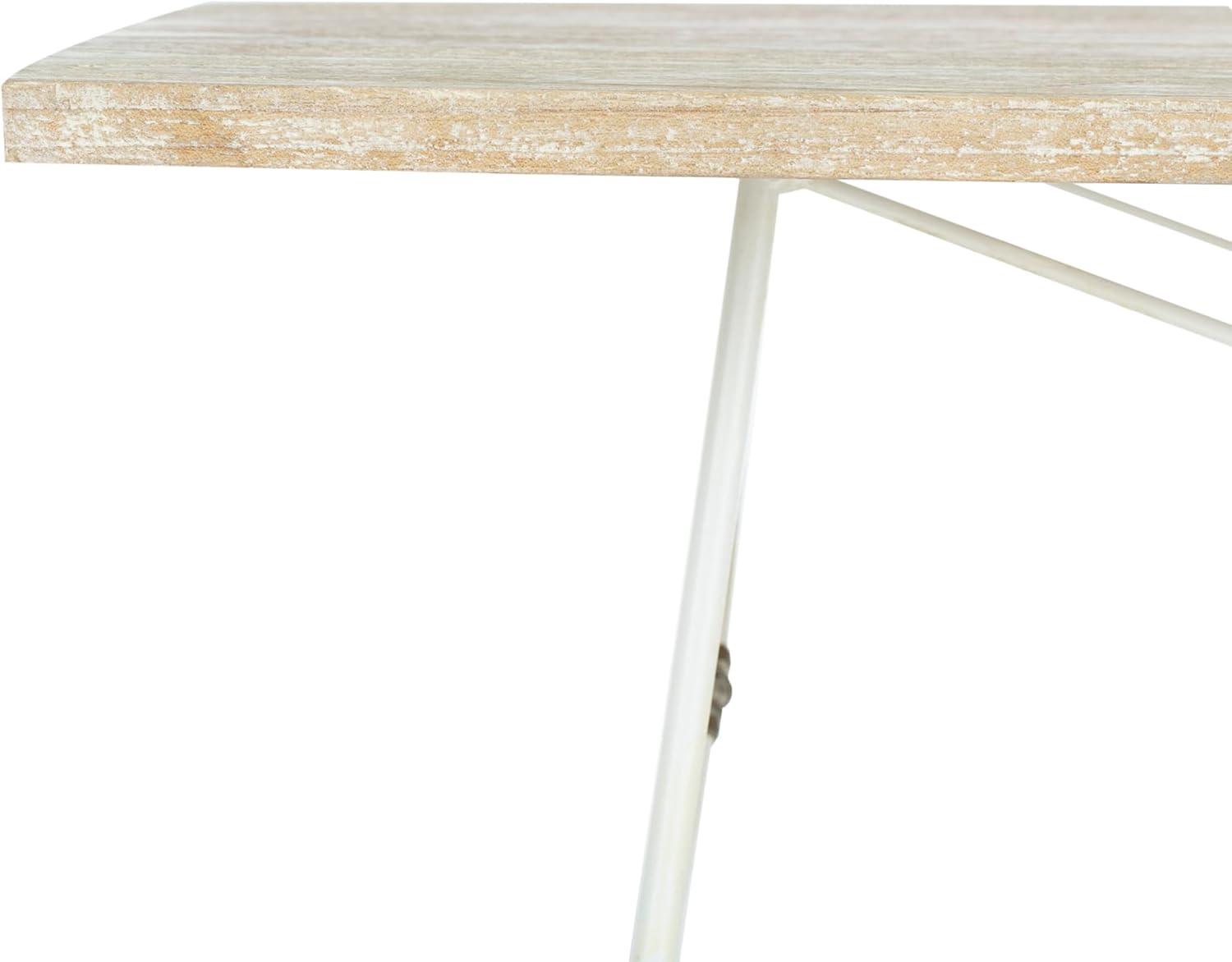 image:imageSafavieh Home Cyprus White Wash Top and White Leg Coffee Table