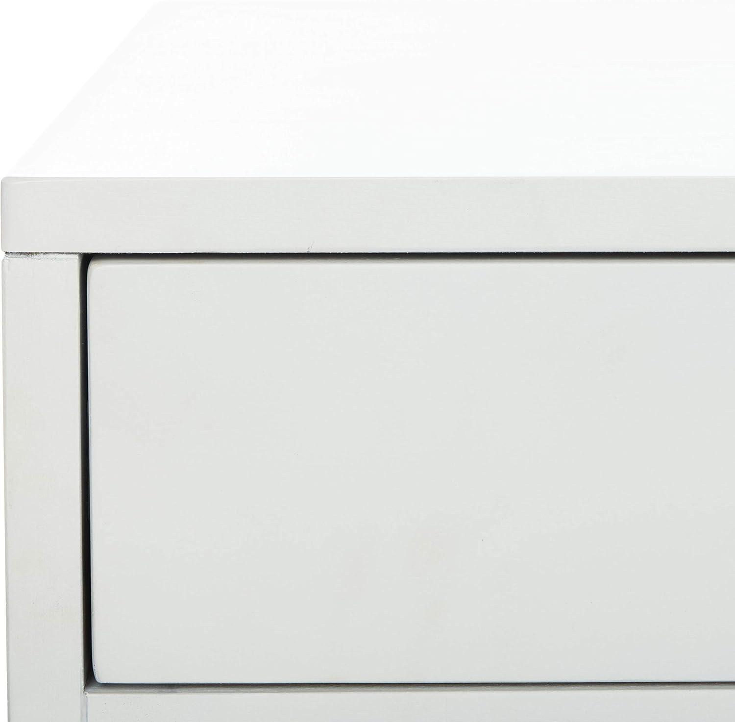 image:imageSafavieh Home Levinson MidCentury Modern Brown and Gold Cap 2drawer Coffee TableWhite Gold