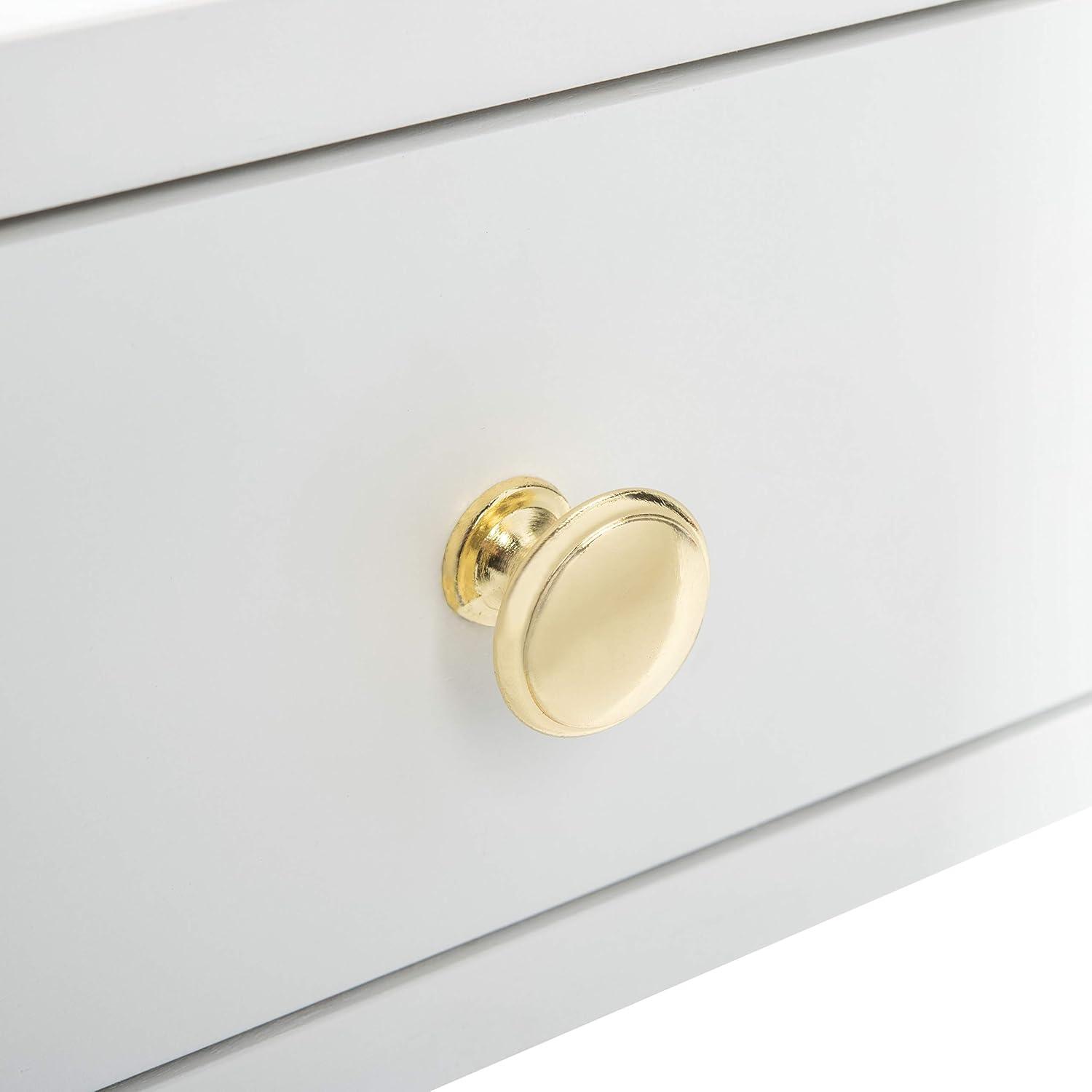image:imageSafavieh Home Levinson MidCentury Modern Brown and Gold Cap 2drawer Coffee TableWhite Gold