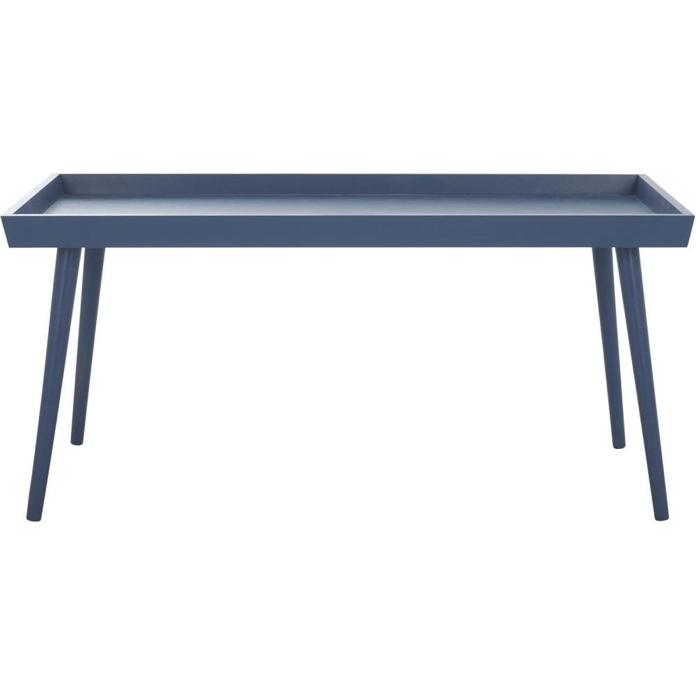 image:imageSAFAVIEH Home Collection Nonie Rectangular Coffee Table Sand Tray Top Design for Living Room COF5700EBlue