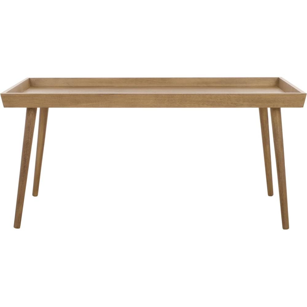 image:imageSAFAVIEH Home Collection Nonie Rectangular Coffee Table Sand Tray Top Design for Living Room COF5700EChocolate