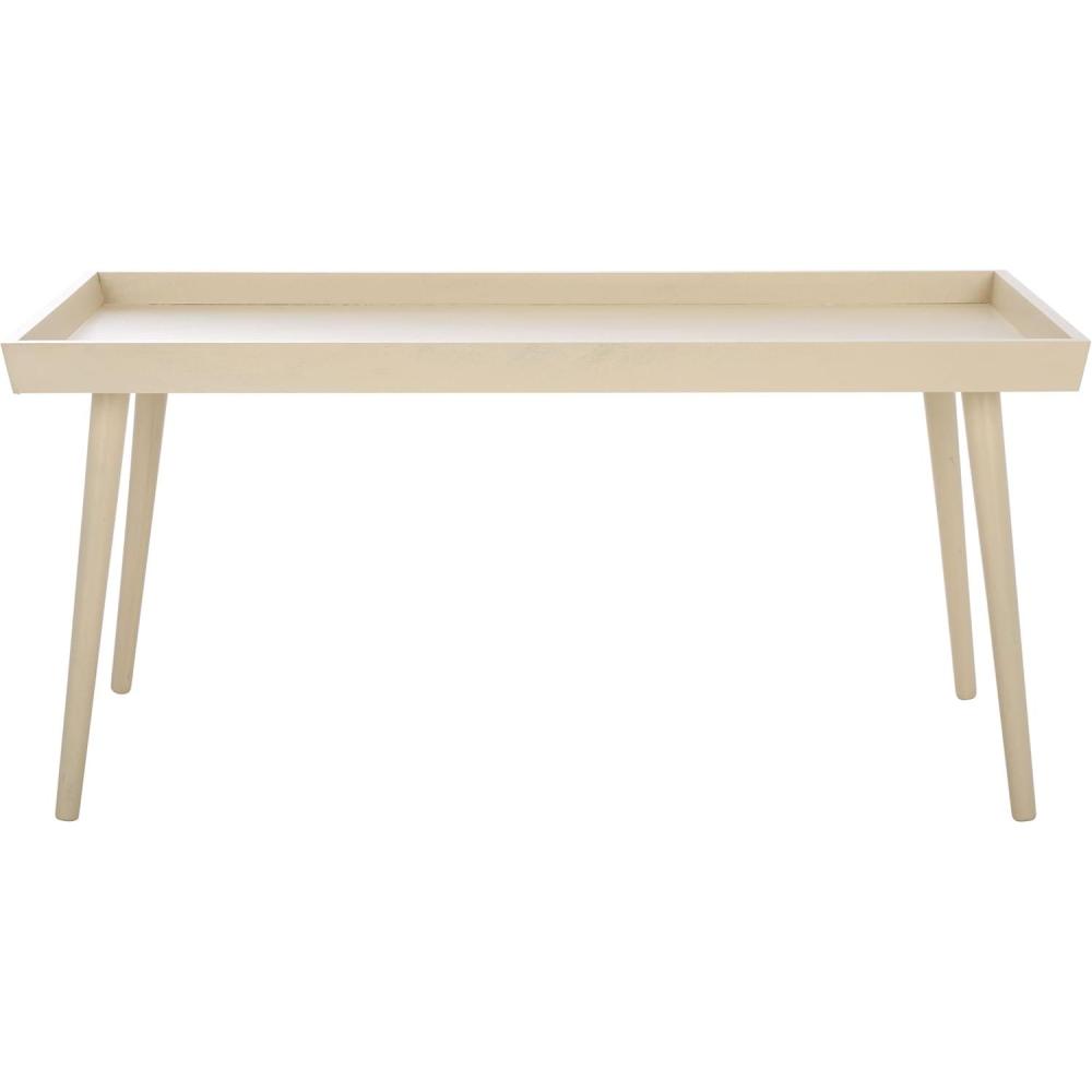 image:imageSAFAVIEH Home Collection Nonie Rectangular Coffee Table Sand Tray Top Design for Living Room COF5700ESand