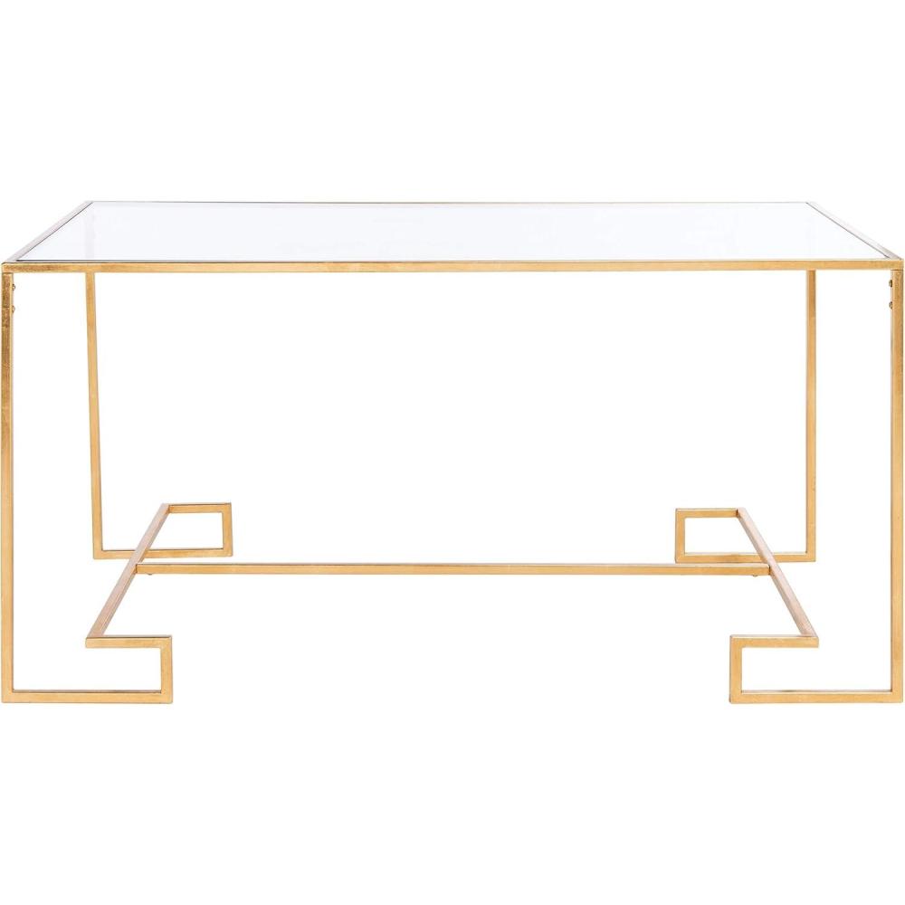 image:imageSAFAVIEH Home Collection Burton Gold Coffee Table