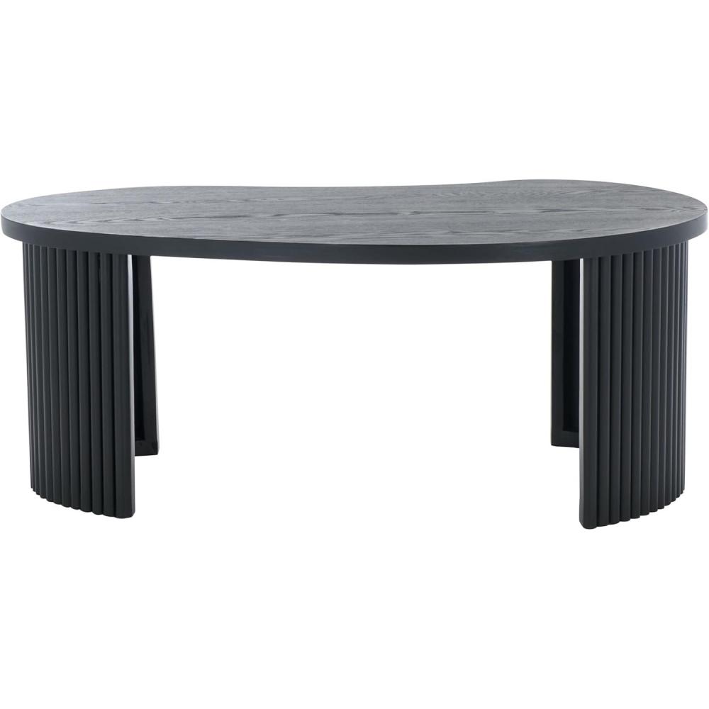image:imageSAFAVIEH Home Collection Celane Walnut Brown Coffee TableBlack