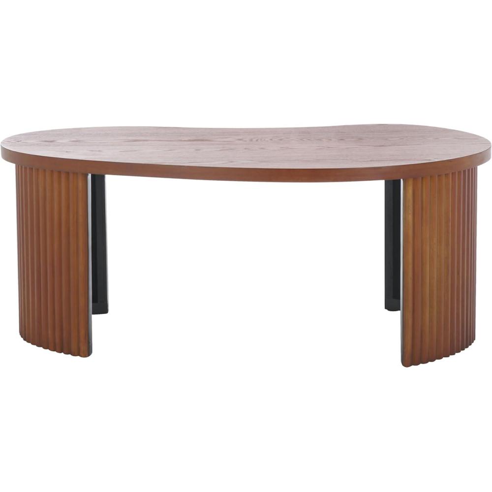 image:imageSAFAVIEH Home Collection Celane Walnut Brown Coffee TableWalnut