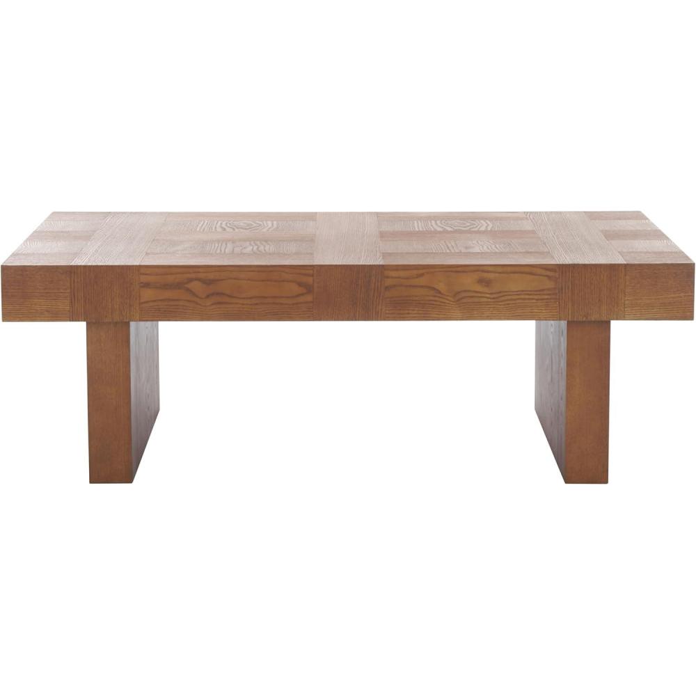 image:imageSAFAVIEH Home Collection Habana Walnut Brown Wood Coffee TableWalnut