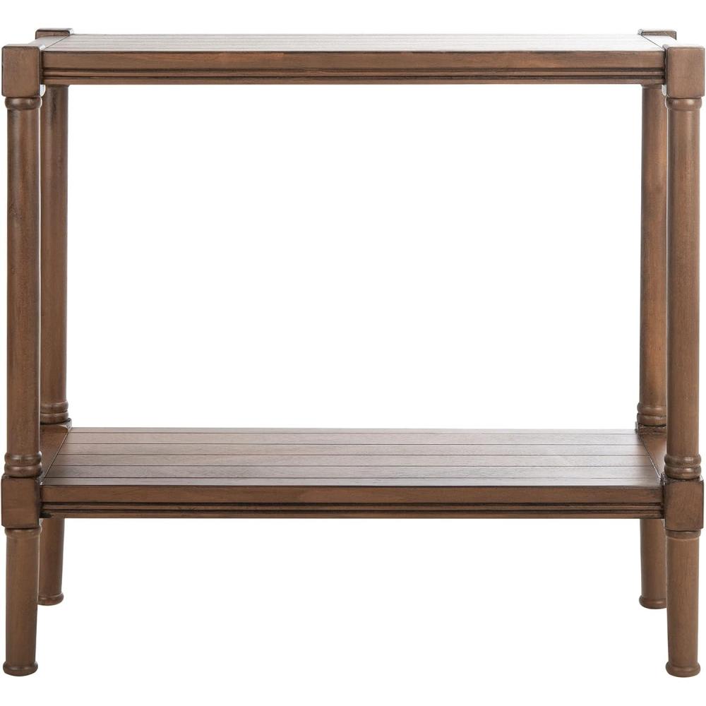 image:imageSAFAVIEH Home Collection Rafiki Brown Lower Shelf Console Table CNS5714CBrown