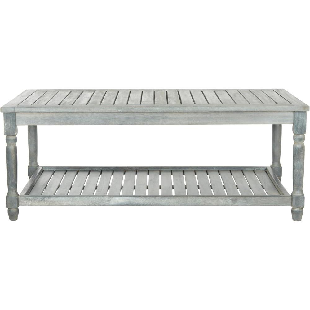 image:imageSAFAVIEH Outdoor Collection Oakley Coffee TableAsh Grey