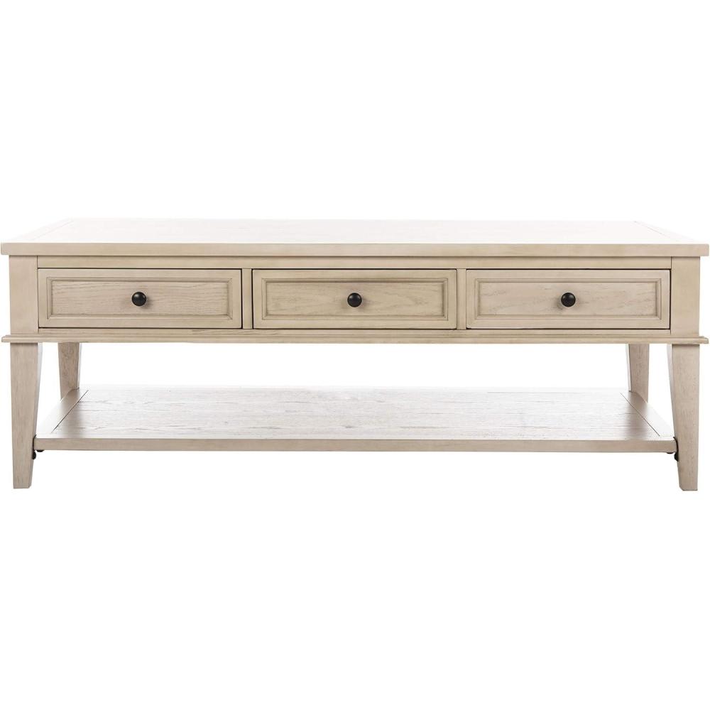 image:imageSafavieh American Homes Collection Manelin Sepia Coffee TableWhite Washed