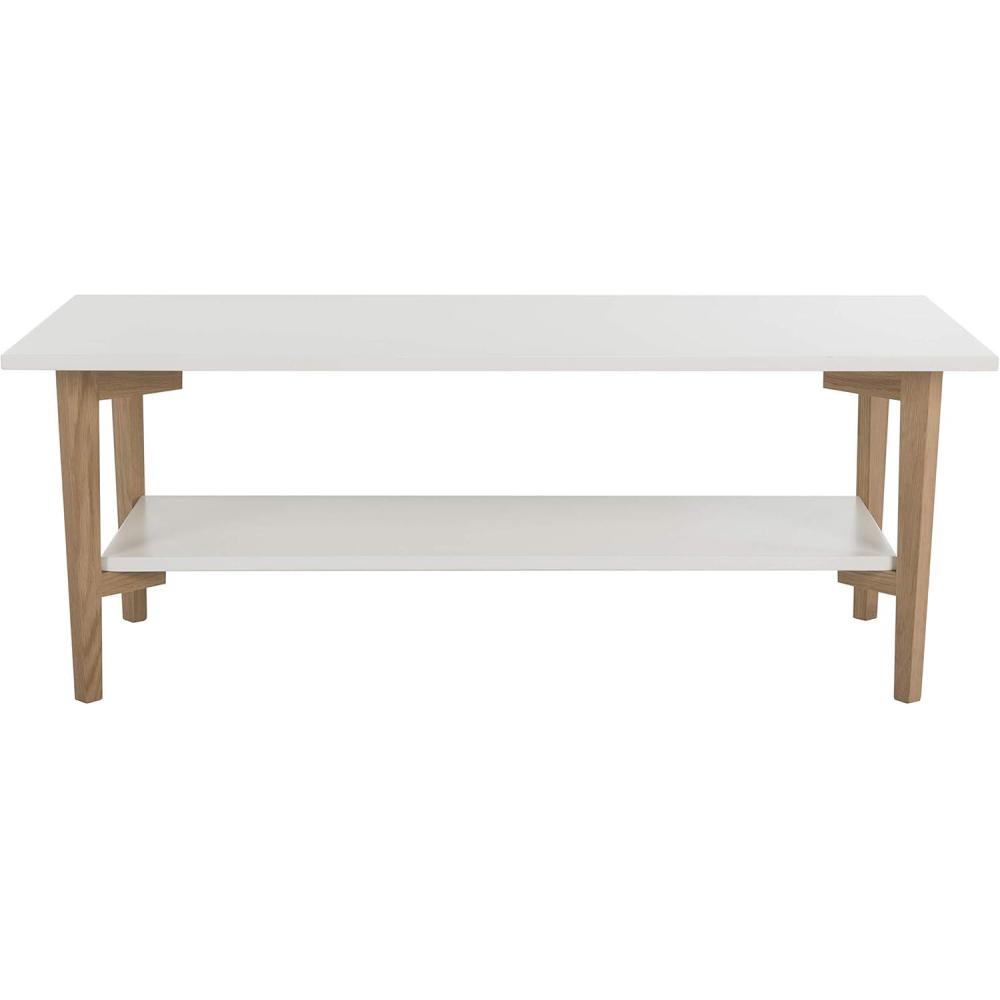 image:imageSafavieh Home Collection Caraway White and Natural Coffee Table