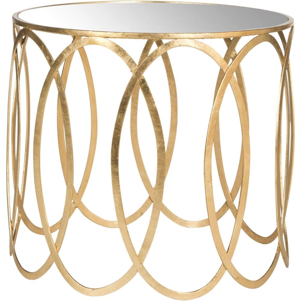 image:imageSafavieh Home Collection Cyrah Leaf Accent Table Gold