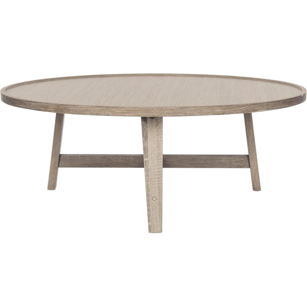 image:imageSafavieh Home Collection Malone Retro MidCentury Light Oak and Brown Wood Coffee TableLight Grey