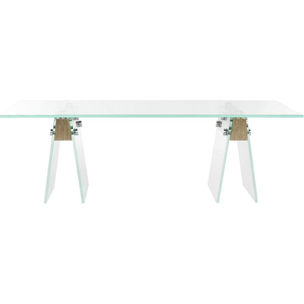 image:imageSafavieh Home Collection Modern Loft Glass Grey Coffee Table