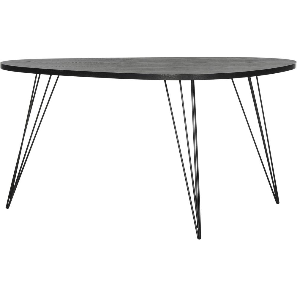 image:imageSafavieh Home Collection Rocco Retro MidCentury Black Wood Coffee TableBlack