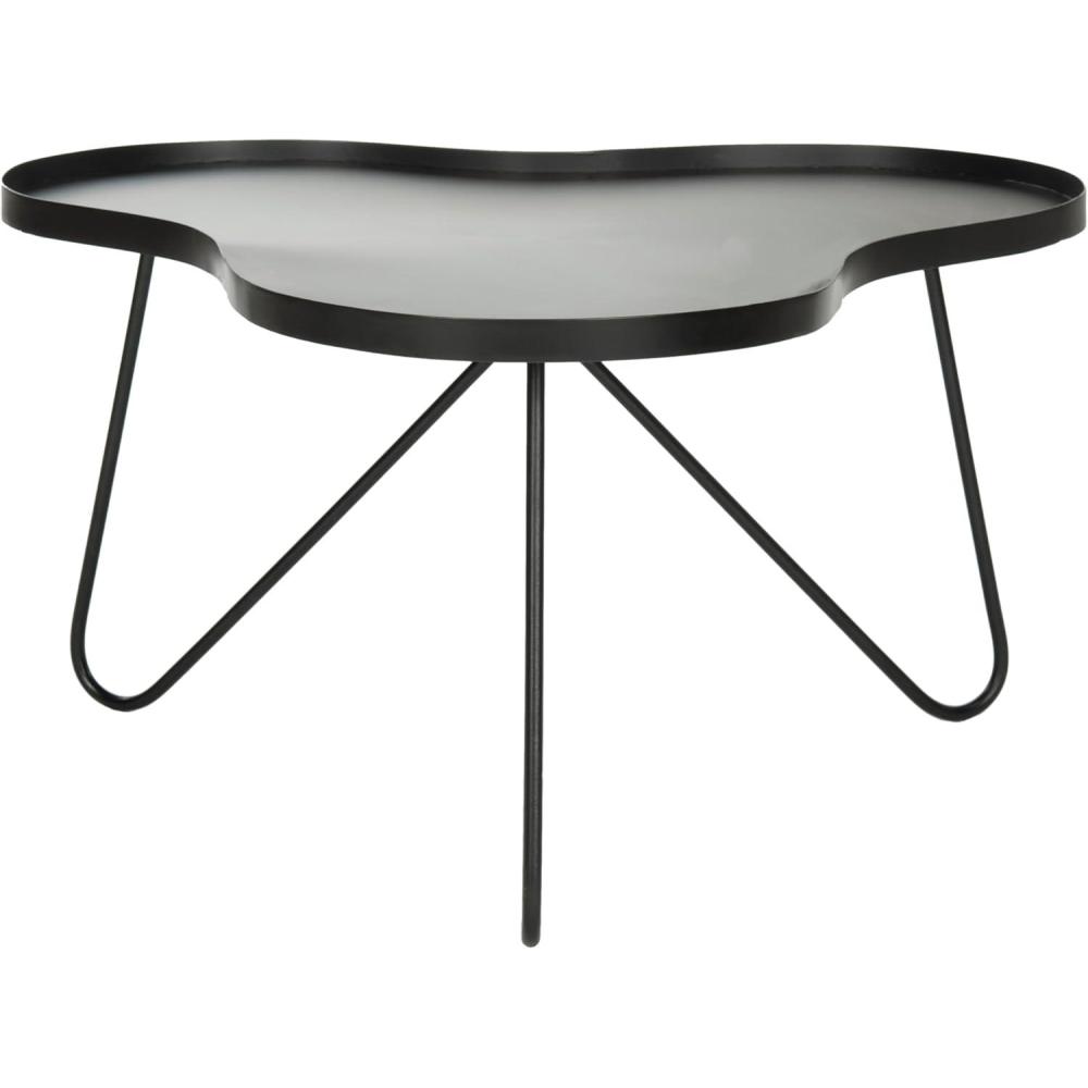 image:imageSafavieh Home Collection Roe White and Black Retro Mid Century Wood Coffee Table
