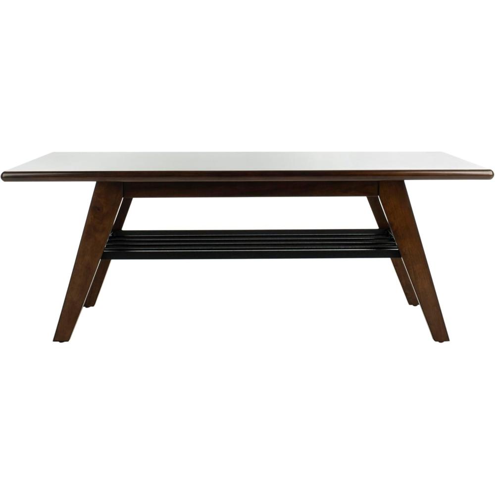 image:imageSafavieh Home Collection Seth Dark Walnut 2 Tier Coffee Table