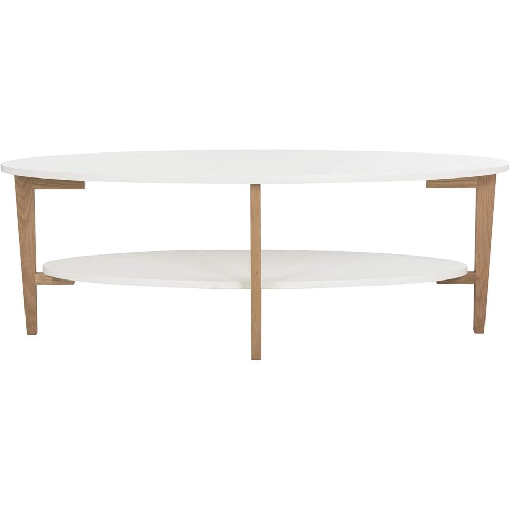 image:imageSafavieh Home Collection Woodruff White and Natural Coffee Table