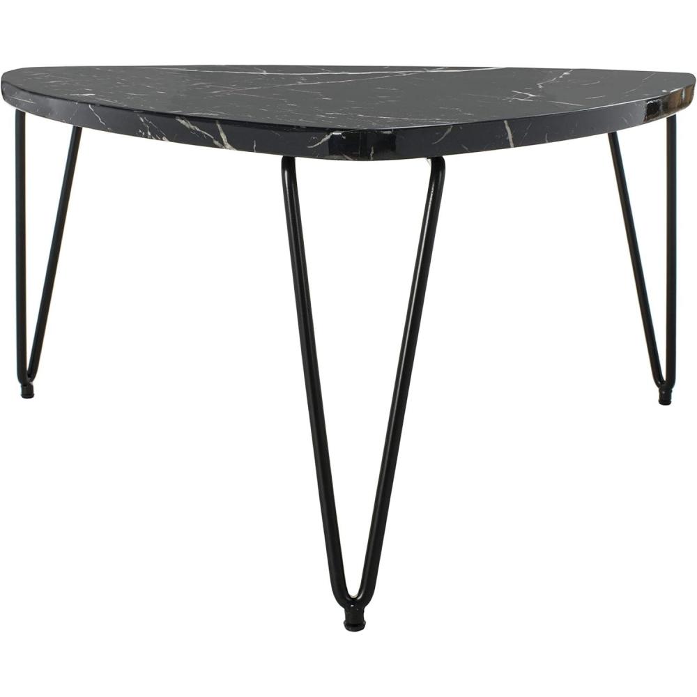 image:imageSafavieh Home Jacky Black Faux Marble and Black Coffee Table