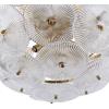 SAFAVIEH Couture – Alberta 9-Light Chandelier Light Fixture – Clear & Gold – Dimmable LED Chandelier with Glass Shades and Adjustable Chain – Modern Ceiling Light for Dining Room, Foyer (CTL1117A)(Clear/Gold)