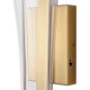 SAFAVIEH Couture – Fenric Acrylic Wall Sconce Light Fixture – Clear & Gold – Dimmable LED Wall Light with Adjustable Color Temperature, Modern Wall Lighting for Bedroom, Hallway (CTL1110A)(Clear/Gold)