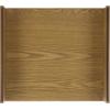 SAFAVIEH Furniture – Acres Accent Table – Dark Oak Wood & Glass Top – 2 Shelves – Ideal for Living Room, Bedroom, 20″ W x 18″ D x 23″ H (ACC2329B)(Natural/Glass)