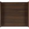 SAFAVIEH Furniture – Acres Accent Table – Dark Oak Wood & Glass Top – 2 Shelves – Ideal for Living Room, Bedroom, 20″ W x 18″ D x 23″ H (ACC2329B)(Walnut/Glass)