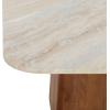 SAFAVIEH Furniture – Alessio Coffee Table – Brown & White Marble Top with Solid Wood Base, Modern Living Room Accent Table, 31.5″ W x 31.5″ D x 18″ H (COF2903A)(Brown/White/Brown)