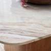 SAFAVIEH Furniture – Alessio Coffee Table – Brown & White Marble Top with Solid Wood Base, Modern Living Room Accent Table, 31.5″ W x 31.5″ D x 18″ H (COF2903A)(Brown/White/Brown)