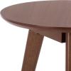 SAFAVIEH Furniture – Bahaus Round Accent Table – Walnut – Mid-Century Tripod Leg Design – Ideal for Living Room, Bedroom, 21.7″ W x 21.7″ D x 21.7″ H (ACC4300A)(Walnut)