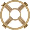 SAFAVIEH Furniture – Bilian Round Accent Table – Brown Rattan – Fully Assembled – Ideal for Living Room, Bedroom, 17.7″ W x 17.7″ D x 18″ H (ACC9900A)(Natural)
