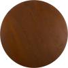 SAFAVIEH Furniture – Canino Round Coffee Table – Black – Modern Living Room Table with Sculptural Legs for Living Room, Family Room, 39.4″ W x 39.4″ D x 17″ H (COF2306B)(Walnut)