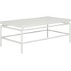SAFAVIEH Home Collection – Acelin White Faux Marble Top & Black Metal Base Rectangular Coffee Table (COF7017A)(White Faux Marble/White)