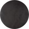 SAFAVIEH Home Collection – Basilio Coffee Table, Black Round Top with Solid Wood Legs (COF3004C)(Charcoal/Espresso)